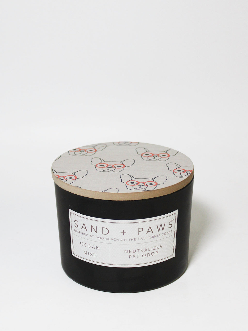 Scented Sand + Paws Ocean Mist 12 oz scented candle