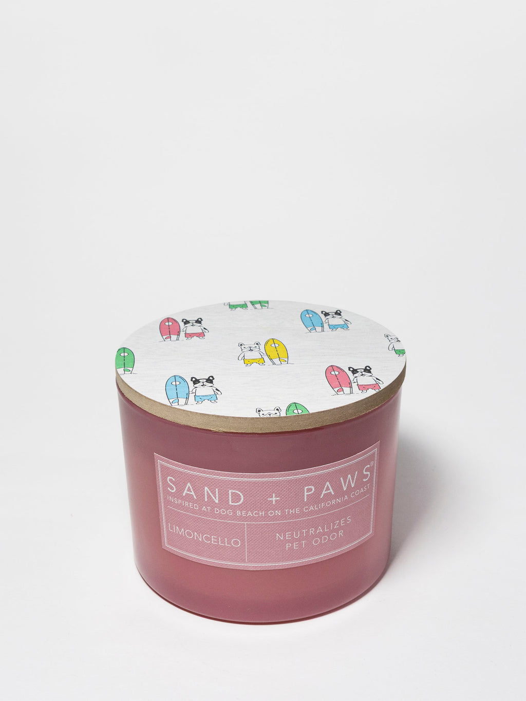 Scented Sand + Paws Limoncello 12 oz scented candle