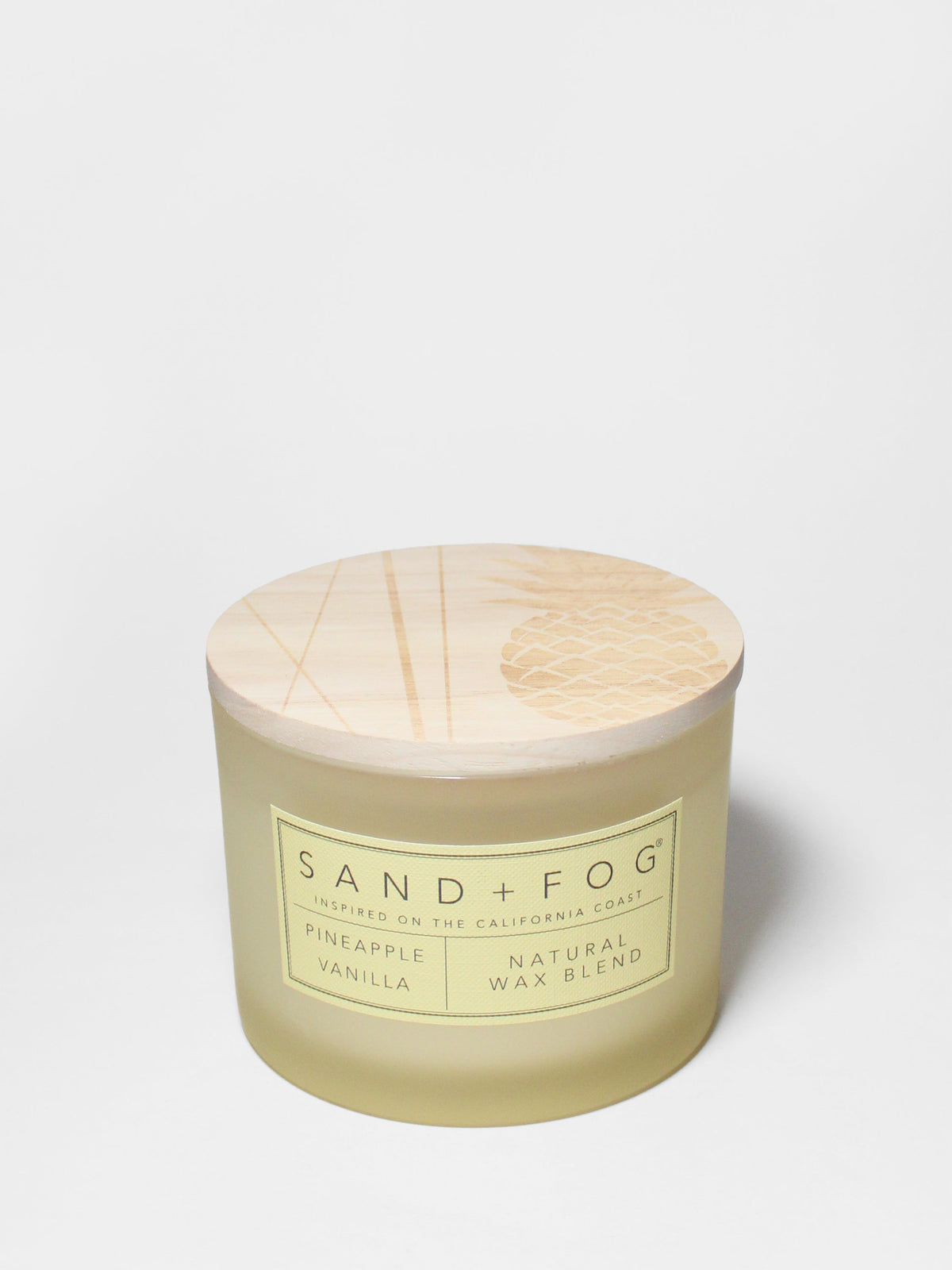Scented Pineapple Vanilla 12 oz scented candle